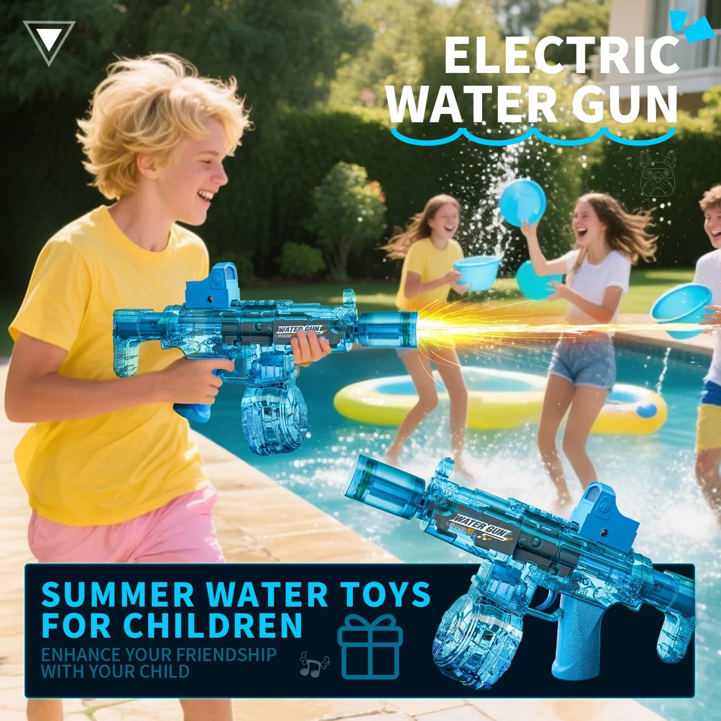 Rifle de Agua Eléctrico Pro